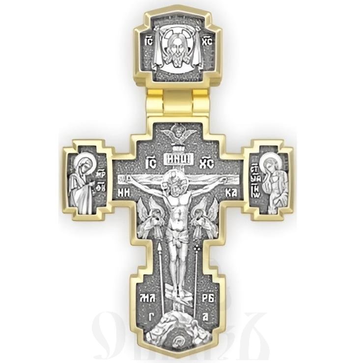 крест сретение господне, серебро 925 проба с золочением (арт. 17.036)